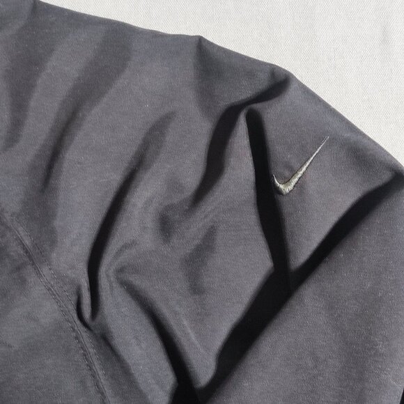 Vintage Y2K black label Nike Golf Jacket men's size M black snap button neck - Picture 5 of 13